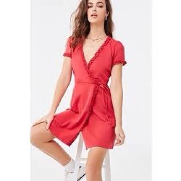 Forever 21 Dresses & Skirts - ❣️Ruffle Wrap Mini Dress❣️
